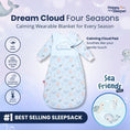 Load image into Gallery viewer, Dream Cloud Four Season Fluffy - Sea Friends Series

