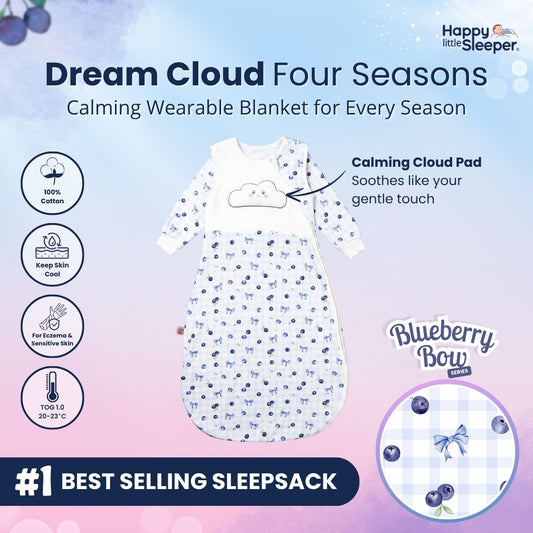 Dream Cloud Four Season Fluffy - Blueberry Bow Series