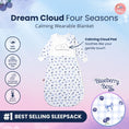 Load image into Gallery viewer, Dream Cloud Four Season Fluffy - Blueberry Bow Series
